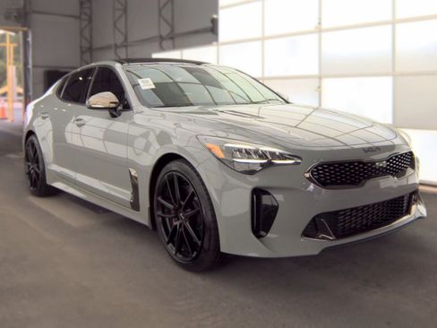 Used 2022 Kia Stinger GT1 w/ Red Interior Color Package RWD image 2