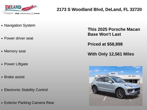 Used 2025 Porsche Macan AWD/4WD image 8