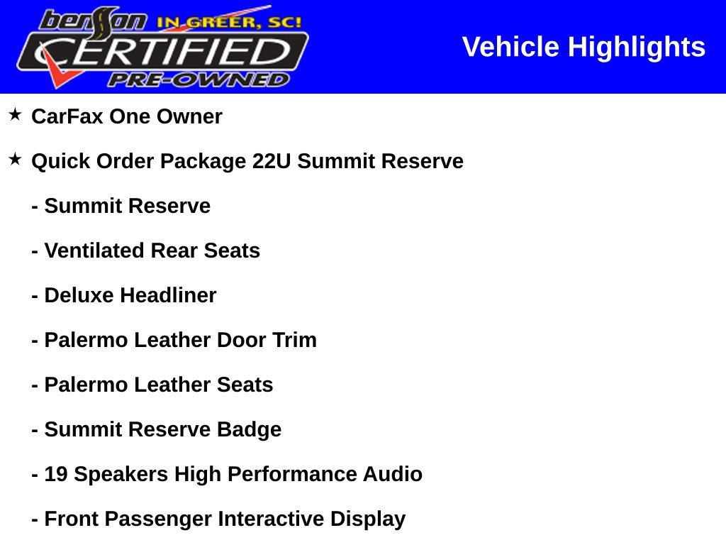 Used 2023 Jeep Grand Cherokee L Summit AWD/4WD image 2