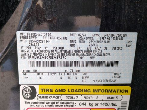 Used 2024 Ford Expedition Max Limited image 38