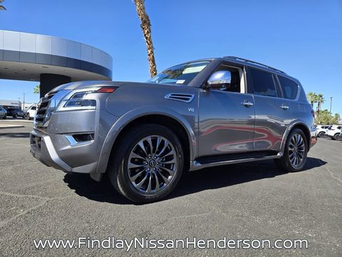 Used 2021 Nissan Armada Platinum w/ Captain's Chairs Package image 2