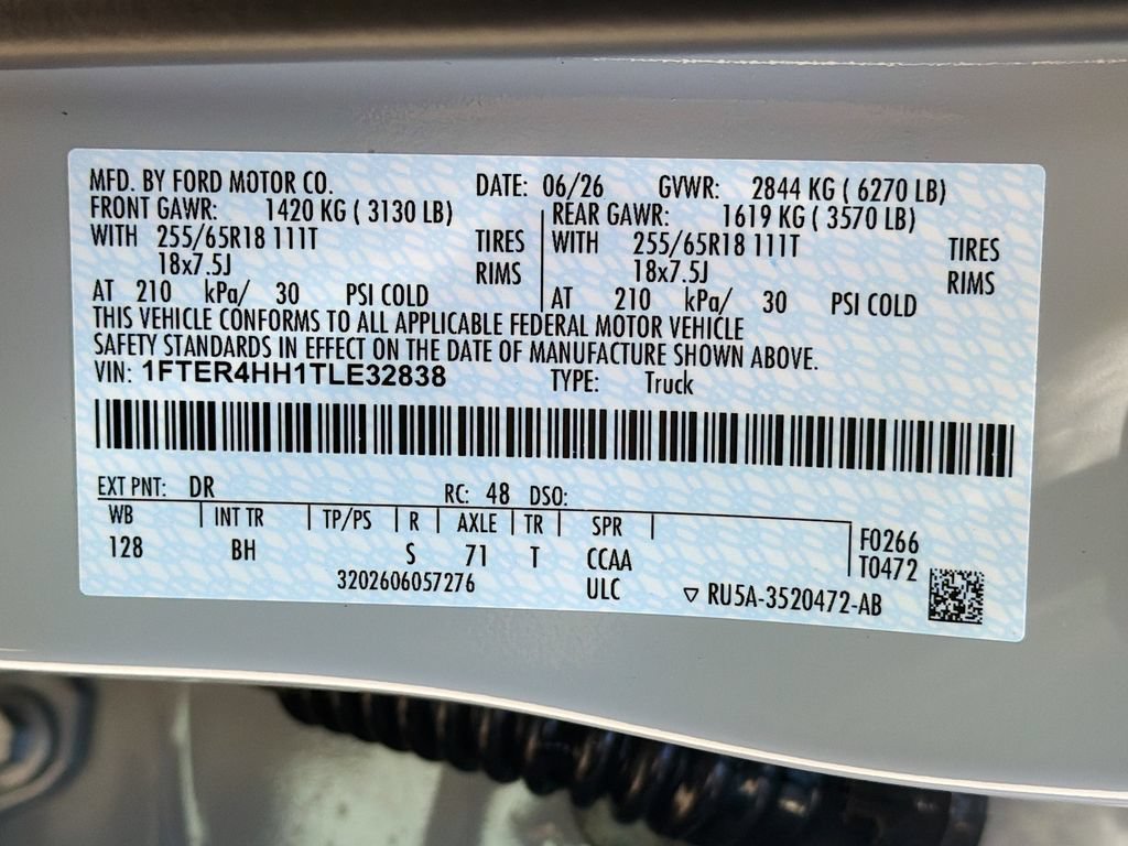 Used 2026 Ford Ranger XLT w/ Technology Package AWD/4WD image 32