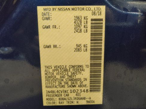 Used 2019 Nissan Altima 2.5 SR w/ SR Premium Package FWD image 33