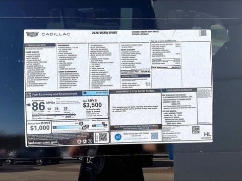 New 2026 Cadillac Vistiq Sport image 15