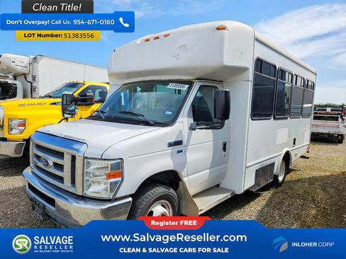 Used 2012 Ford E-350 and Econoline 350 Super Duty w/ Shuttle Bus Prep Pkg RWD image 3