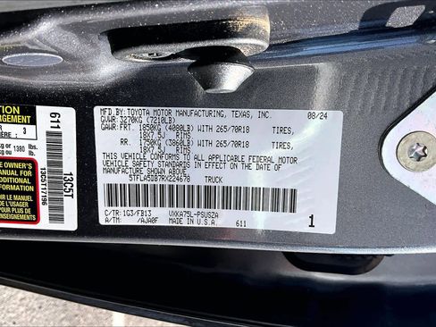 Used 2024 Toyota Tundra SR5 image 33