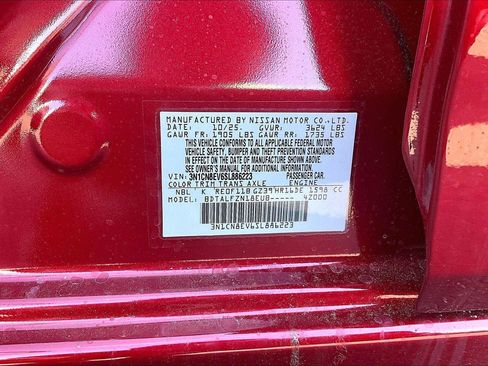Used 2025 Nissan Versa SV w/ Trunk Package FWD image 20