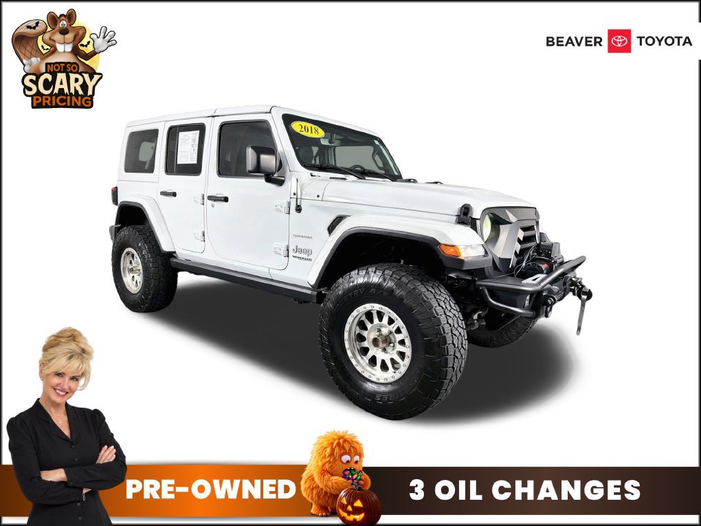 Used 2018 Jeep Wrangler Unlimited Sahara AWD/4WD image 1