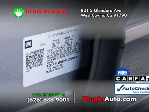 Used 2022 Chevrolet Bolt EUV Premier w/ Sun & Sound Package image 8