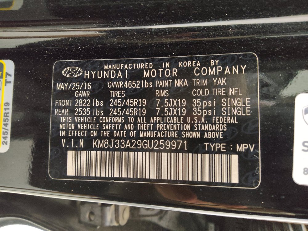 Used 2016 Hyundai Tucson Limited w/ Option Group 03 FWD image 33