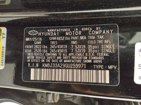 Used 2016 Hyundai Tucson Limited w/ Option Group 03 FWD image 33