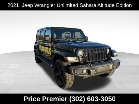 Used 2021 Jeep Wrangler Unlimited Sahara image 1