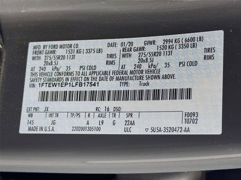 Used 2020 Ford F150 XL w/ Equipment Group 101A Mid AWD/4WD image 30