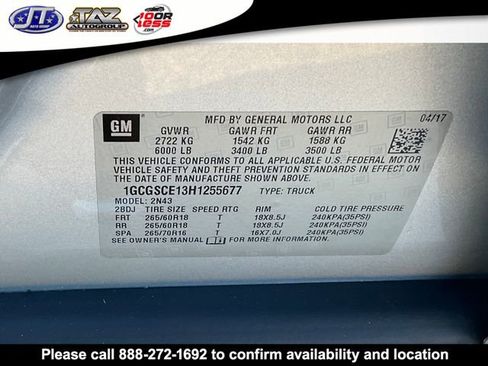 Used 2017 Chevrolet Colorado LT w/ Luxury Package, Chrome image 21