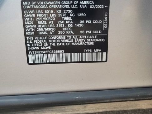 Used 2023 Volkswagen Atlas SEL R-Line AWD/4WD image 26