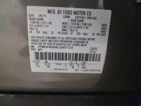 Used 2020 Ford Explorer XLT w/ Comfort Package image 33