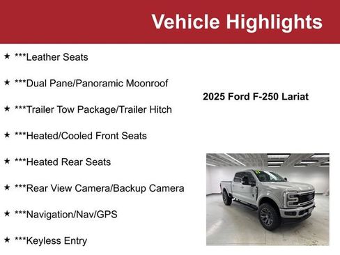 Used 2025 Ford F250 Lariat w/ Lariat Ultimate Package image 2