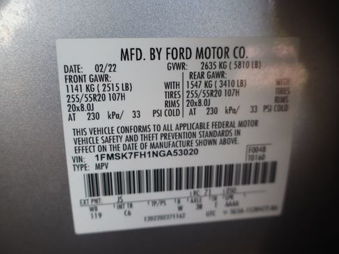 Used 2022 Ford Explorer Limited RWD image 31