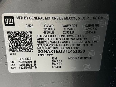 New 2026 Chevrolet Equinox RS w/ Convenience Package III image 35