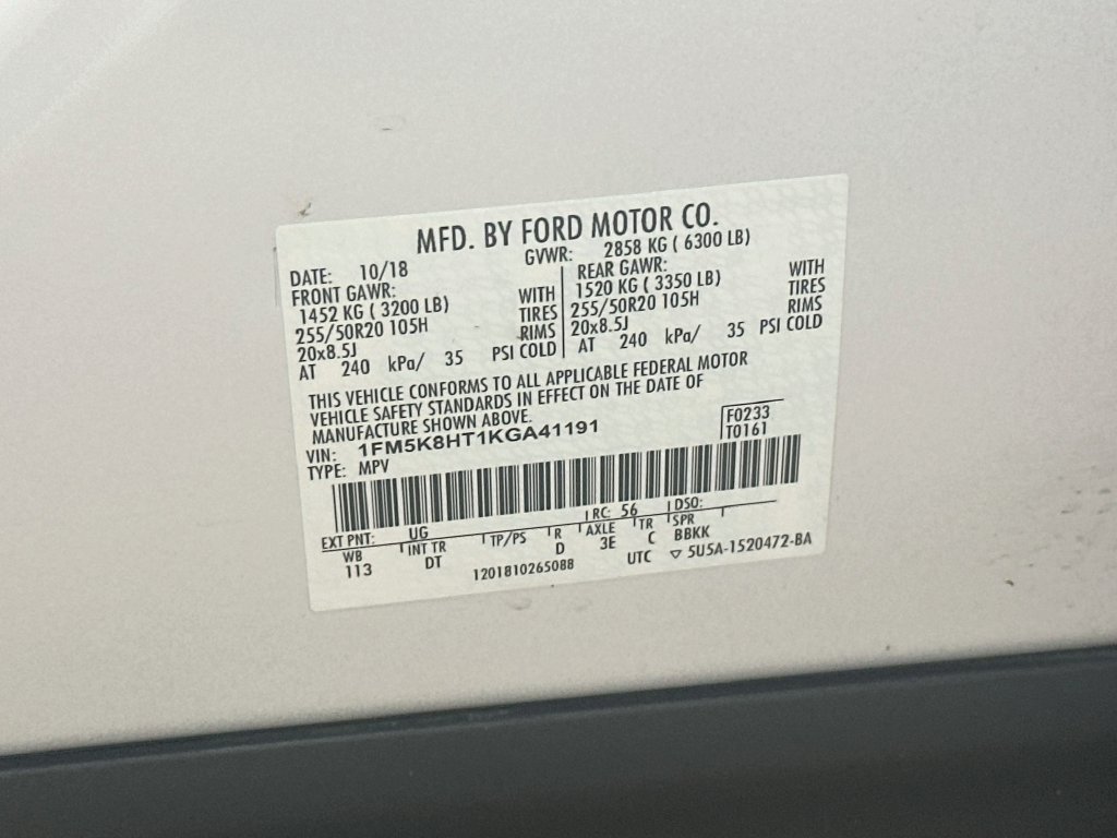 Used 2019 Ford Explorer Platinum AWD/4WD image 43