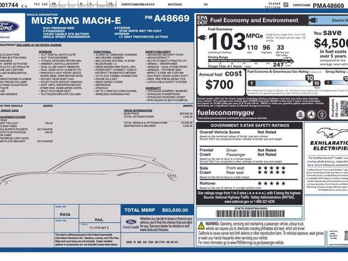 Used 2023 Ford Mustang Mach-E Premium RWD image 3