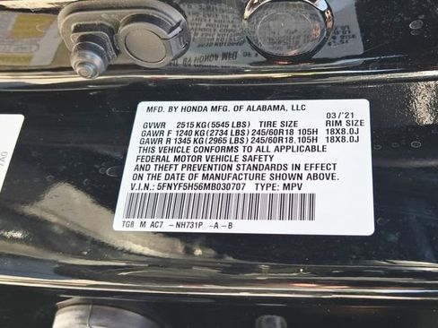 Used 2021 Honda Pilot EX-L image 40