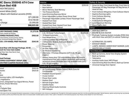 Used 2024 GMC Sierra 3500 AT4 w/ Technology Package image 46