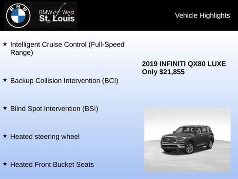 Used 2019 INFINITI QX80 Luxe w/ Proassist Package image 49