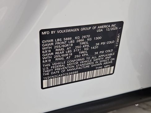 New 2026 Volkswagen Atlas Peak Edition AWD/4WD image 39