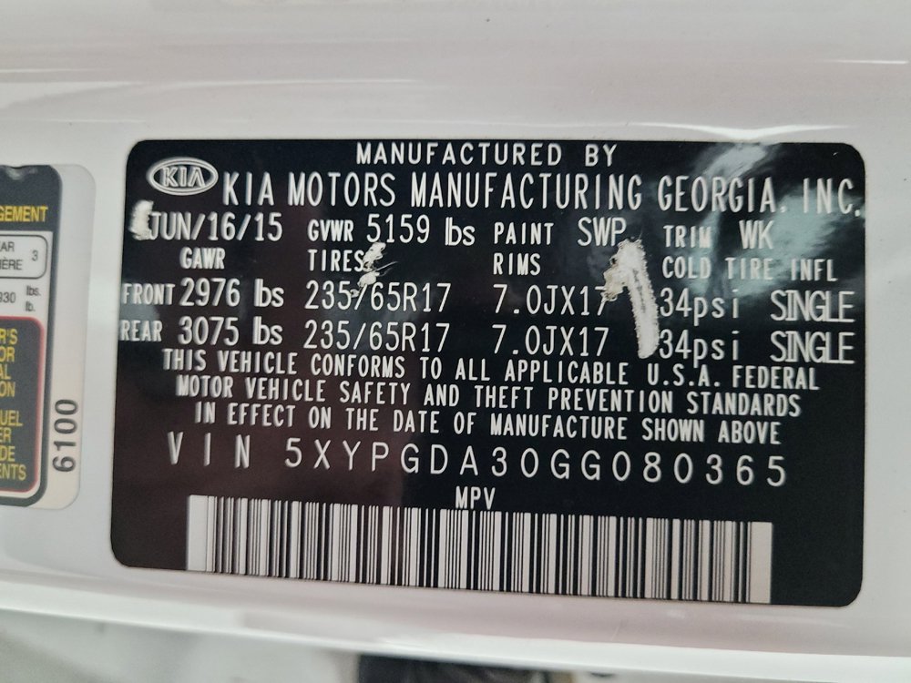 Used 2016 Kia Sorento AWD w/ LX Convenience Package image 33