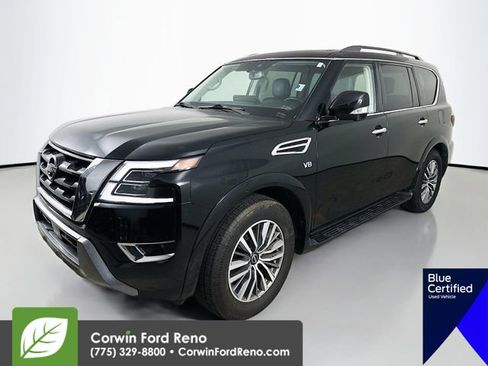 Used 2022 Nissan Armada SL w/ Captain's Chairs Package AWD/4WD image 3