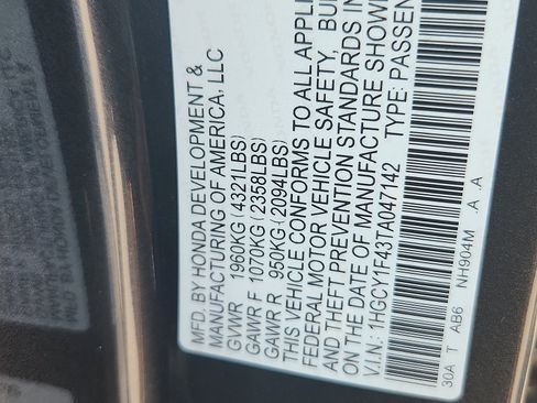 New 2026 Honda Accord SE image 18