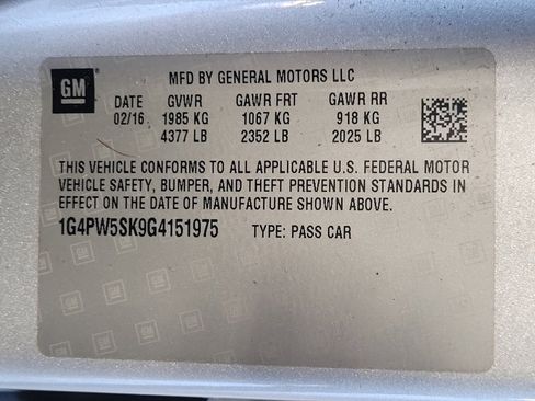 Used 2016 Buick Verano Sport Touring w/ Driver Confidence Package image 33