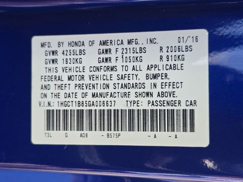 Used 2016 Honda Accord EX-L image 24