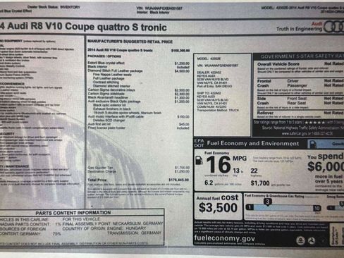 Used 2014 Audi R8 V10 AWD/4WD image 88