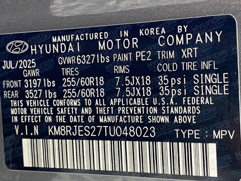 Certified 2026 Hyundai Palisade XRT Pro AWD/4WD image 34