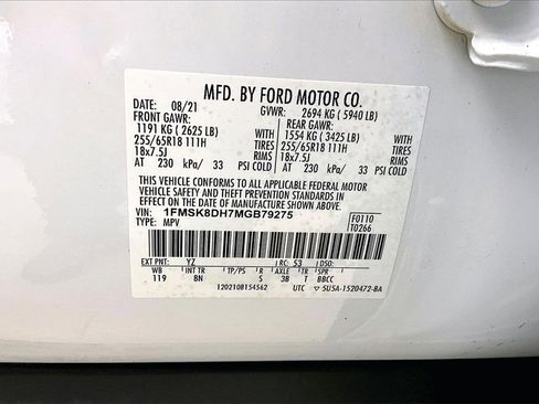 Used 2021 Ford Explorer XLT image 36