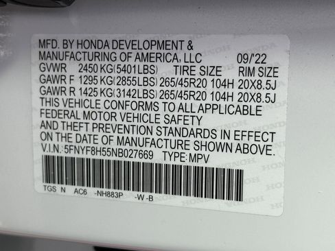 Used 2022 Honda Passport EX-L image 15