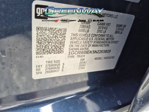 Used 2022 Chevrolet Silverado 1500 Custom w/ Safety Confidence Package RWD image 25