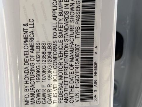 New 2025 Honda Accord SE image 5