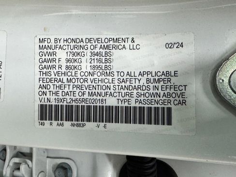 Used 2024 Honda Civic LX image 11