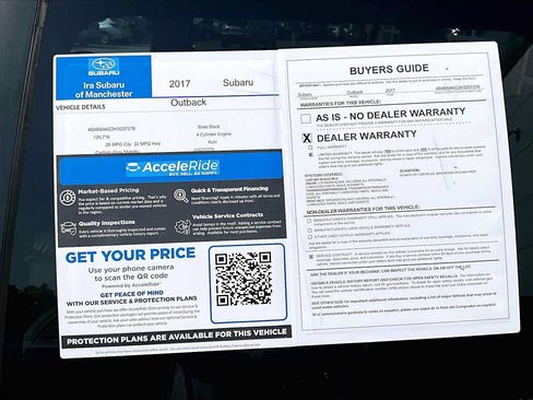Used 2017 Subaru Outback 2.5i Limited AWD/4WD image 33