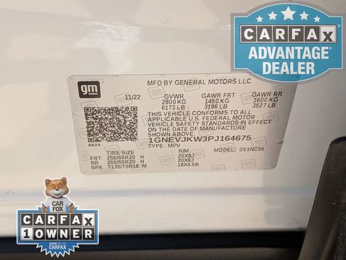 Certified 2023 Chevrolet Traverse RS w/ LPO, Floor Liner Package AWD/4WD image 35