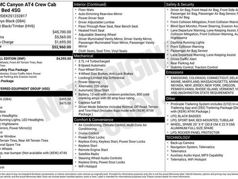 New 2025 GMC Canyon AT4 w/ Nightfall Edition image 9