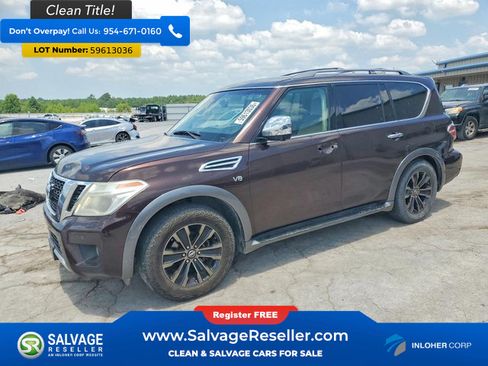 Used 2017 Nissan Armada Platinum RWD image 1