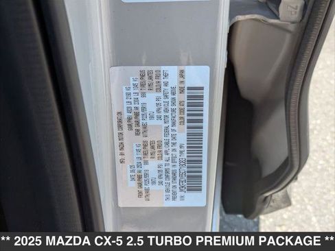 New 2025 MAZDA CX-5 2.5 Turbo w/ Premium Package image 15
