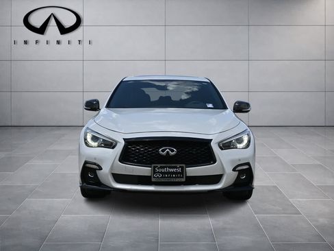 Used 2023 INFINITI Q50 Red Sport 400 w/ Carbon Fiber Package RWD image 2