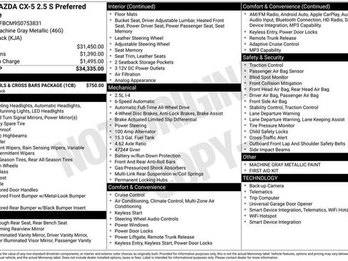 New 2025 MAZDA CX-5 AWD 2.5 S image 37