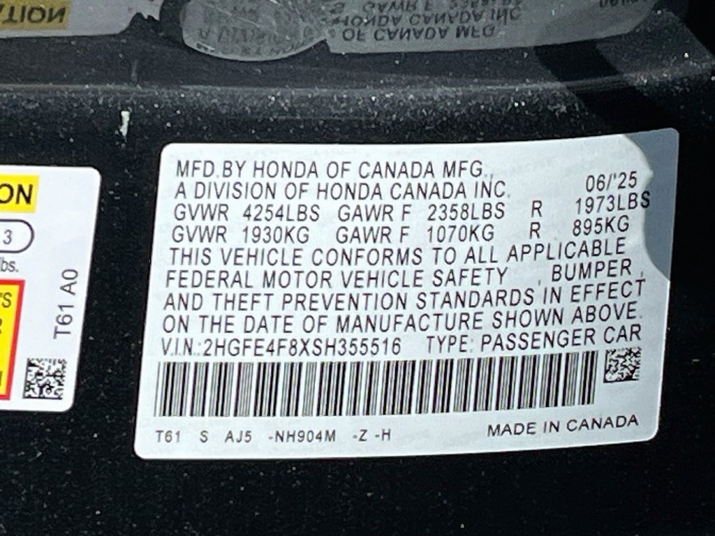 Used 2025 Honda Civic FWD Hybrid Sedan image 33