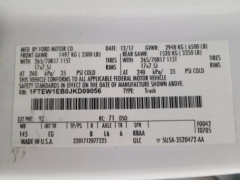 Used 2018 Ford F150 XL w/ Equipment Group 101A Mid AWD/4WD image 33
